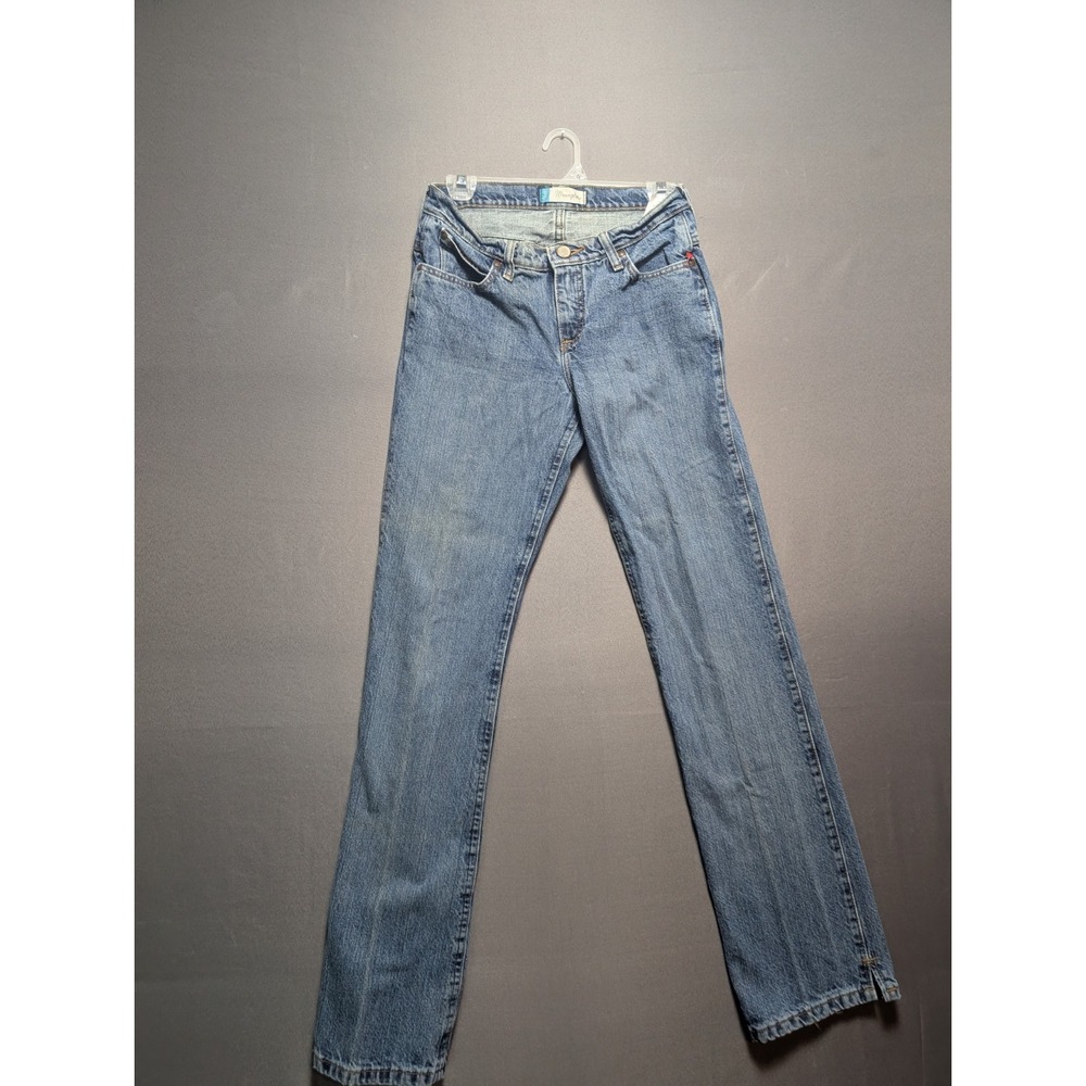 Wrangler Ultimate Riding Cash Jeans Womens 3-4 Blue Denim Bootcut WRC10AS